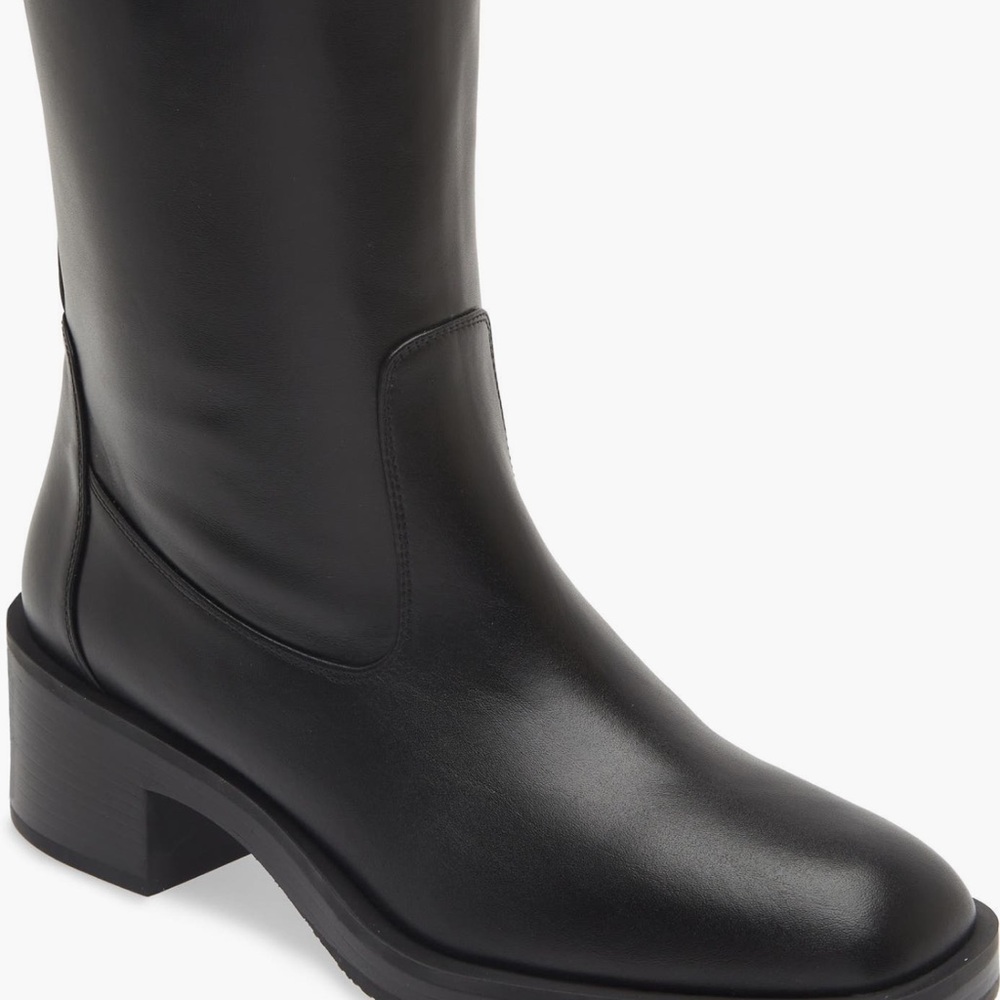 Stuart Weitzman Black Heeled Boots